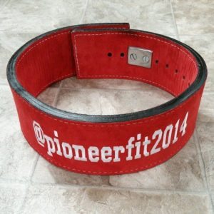 @Pioneerfit2014 Custom Weightlifting Belt