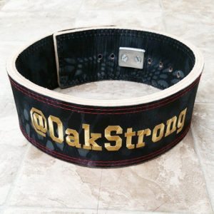 @OakStrong Custom Belt