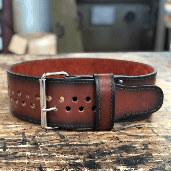 Custom Dyed Pioneer Cut Lifting Belt