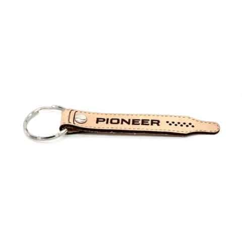 Pioneer Cut Leather Key Chain