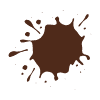Medium Brown Splatter