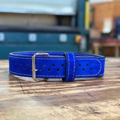 2.5 Pioneer Cut suede bench belt
