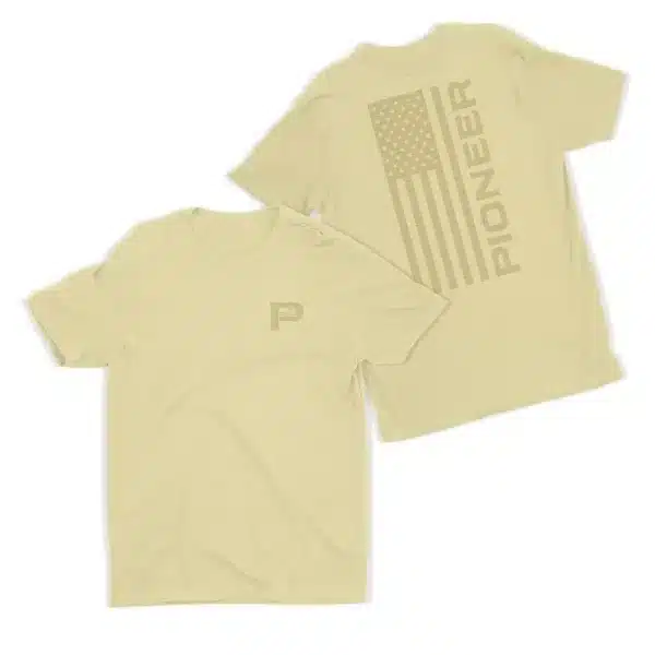 Pioneer Flag Bella Canvas Shirts-Yellow